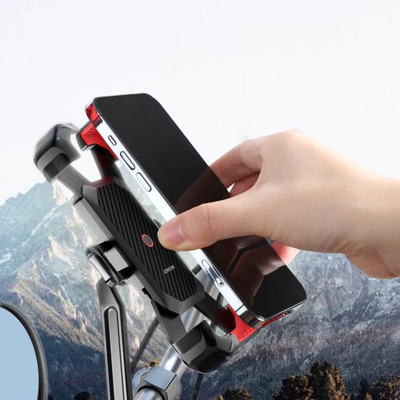 Стойка за Мотор, Joyroom Motorcycle Holder 7", Черен (2)