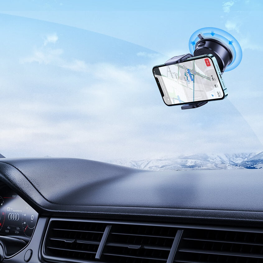 Стойка за Кола Вакуумна, Joyroom Holder Dashboard, Черен (7)