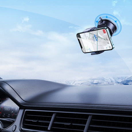 Стойка за Кола Вакуумна, Joyroom Holder Dashboard, Черен (7)