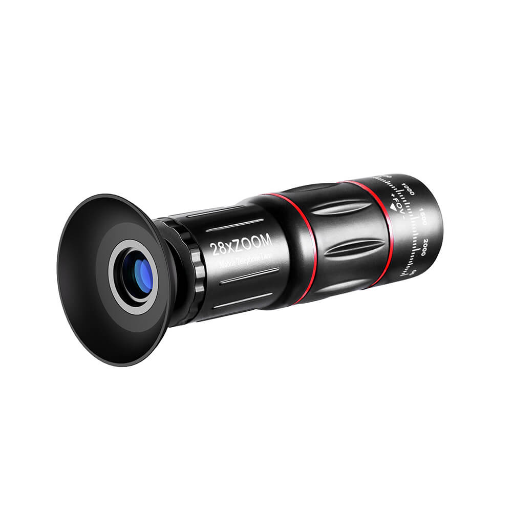Камерен Обектив за Телефон, Phone Lens W28, Черен (4)
