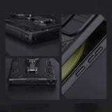 Magsafe Калъф с Поставка за Samsung S23 Ultra, Nillkin CamShield Armor Pro Case, Черен (9)