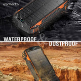 Соларна Външна Батерия, 4Smarts Rugged TitanPack UltiMag 20000 mAh, Черен (3)