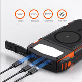 Соларна Външна Батерия, 4Smarts Rugged TitanPack UltiMag 20000 mAh, Черен (7)