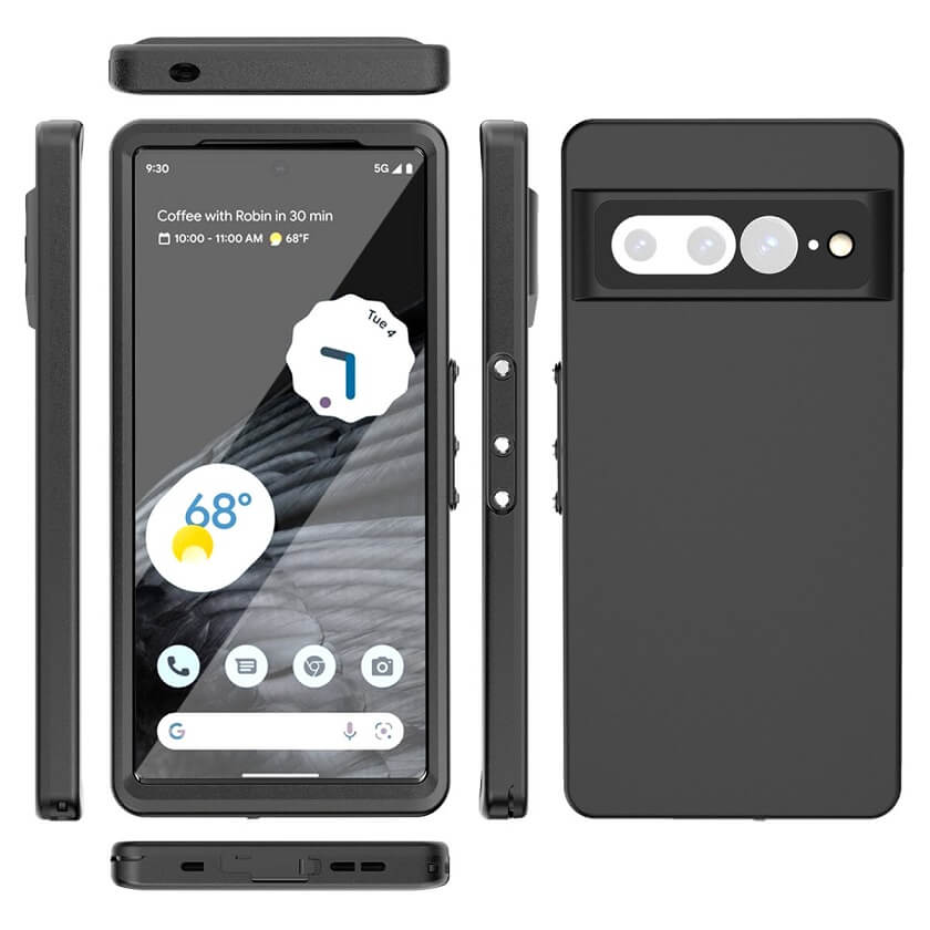 Водоустойчив Калъф за Google Pixel 7 Pro, 4Smarts Active Pro Stark Case, Черен (3)