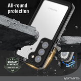 Водоустойчив Калъф за Samsung S23, 4Smarts Active Pro Stark Case, Черен (4)