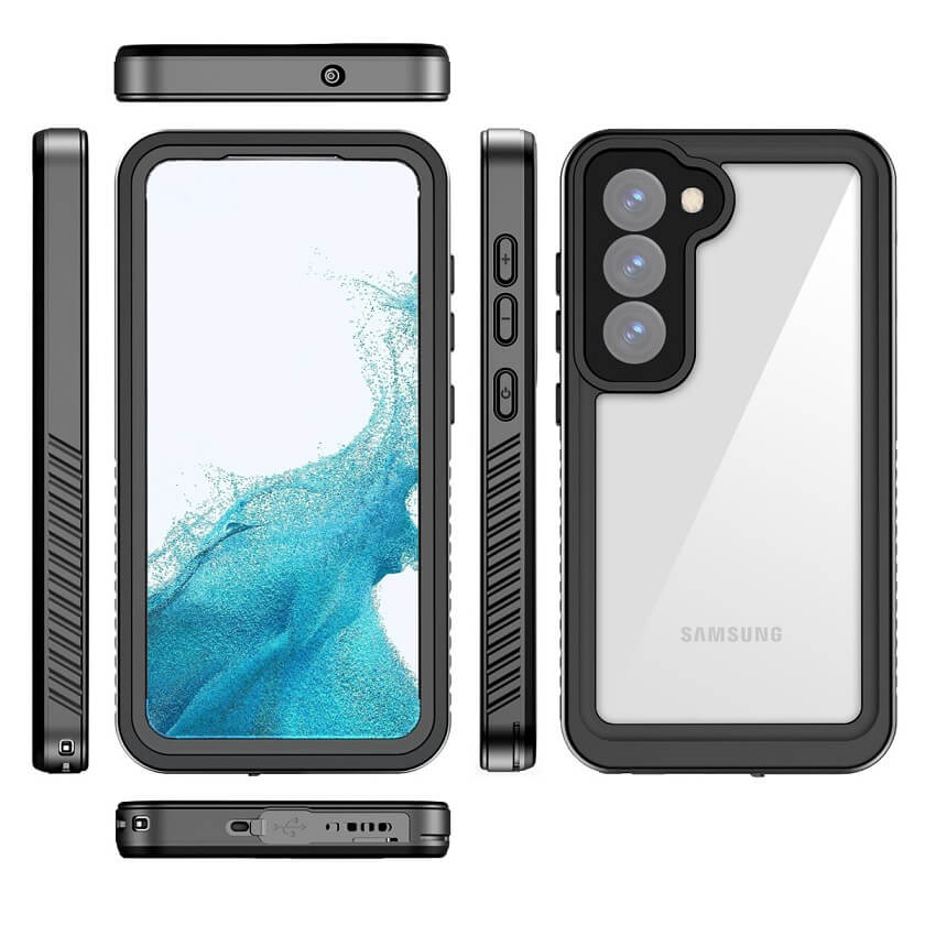 Водоустойчив Калъф за Samsung S23, 4Smarts Active Pro Stark Case, Черен (3)