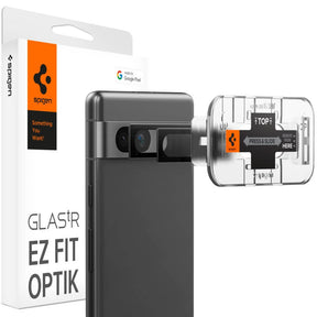 Протектор за Камерата на Google Pixel 7A, Spigen Ez Fit Cam Glass 2бр., Черен