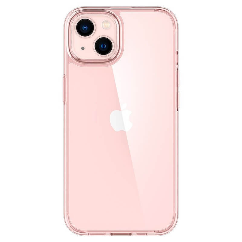 Противоударен Калъф за iPhone 13, Spigen Ultra Hybrid Case, Розов (2)