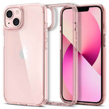 Противоударен Калъф за iPhone 13, Spigen Ultra Hybrid Case, Розов