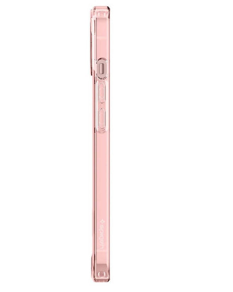Противоударен Калъф за iPhone 13, Spigen Ultra Hybrid Case, Розов (4)