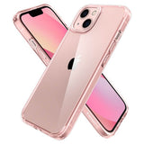 Противоударен Калъф за iPhone 13, Spigen Ultra Hybrid Case, Розов (6)