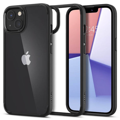 Противоударен Калъф за iPhone 13, Spigen Ultra Hybrid Case, Черен (2)