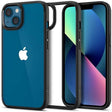 Противоударен Калъф за iPhone 13, Spigen Ultra Hybrid Case, Черен