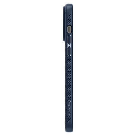 Противоударен Калъф за iPhone 13 Pro, Spigen Liquid Air Case, Син (5)