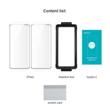 Удароустойчив Протектор 2бр. за Huawei P60 Pro, Nillkin Flexible Glass, Черен (7)