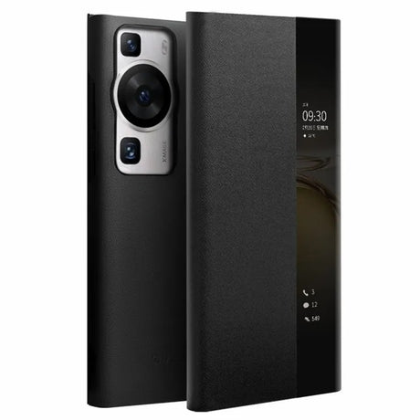 Активен Калъф за Huawei P60 Pro, Qialino Smart Book Case, Черен