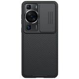 Magsafe калъф с Плъзгач за Камера за Huawei P60 Pro, Nillkin CamShield Case, Черен