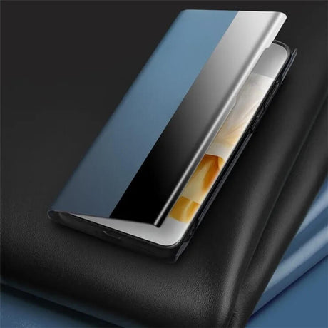 Активен Калъф за Huawei P60 Pro, Qialino Smart Book Case, Син (3)
