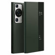 Активен Калъф за Huawei P60 Pro, Qialino Smart Book Case, Зелен