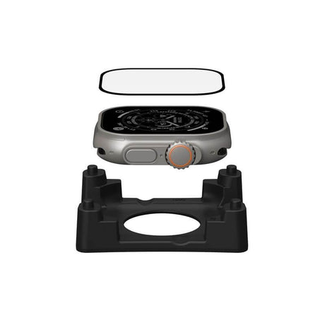 Стъклен Протектор за Apple Watch Ultra 49mm, UAG Shield Plus Glass, Черен (5)