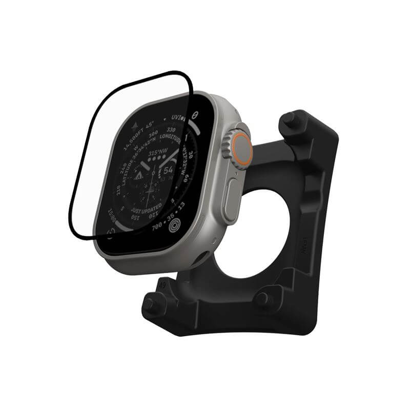 Стъклен Протектор за Apple Watch Ultra 49mm, UAG Shield Plus Glass, Черен (4)