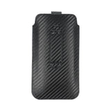 Универсален Калъф-Джоб за Колан, Forcell Carbon Pocket Case 17х8cm, Черен (7)