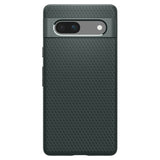 Противоударен Силиконов Калъф за Google Pixel 7A, Spigen Liquid Air Case, Зелен (2)