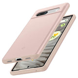 Противоударен Калъф за Google Pixel 7A, Spigen Thin Fit Case, Розов (6)