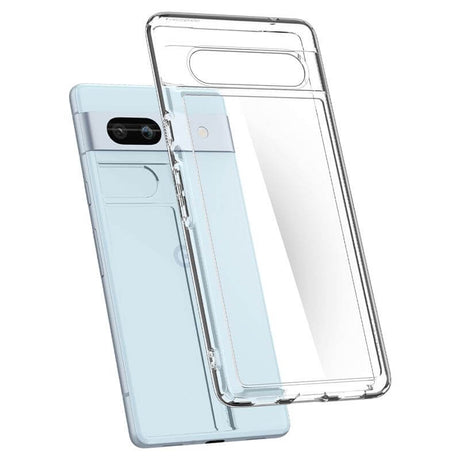 Противоударен Калъф за Google Pixel 7A, Spigen Ultra Hybrid Case, Прозрачен (5)