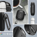 Калъф за Google Pixel Buds Pro, Spigen Rugged Armor Case, Черен (7)