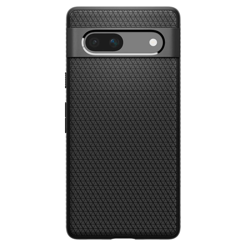 Противоударен Калъф за Google Pixel 7A, Spigen Liquid Air Case, Черен (3)