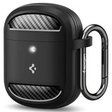Калъф за Google Pixel Buds Pro, Spigen Rugged Armor Case, Черен