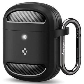 Калъф за Google Pixel Buds Pro, Spigen Rugged Armor Case, Черен