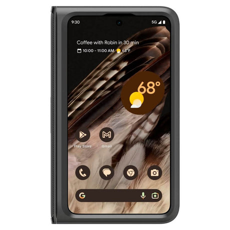 Калъф с Предпазител за Google Pixel Fold, Spigen Slim Armor Pro Case, Черен (2)