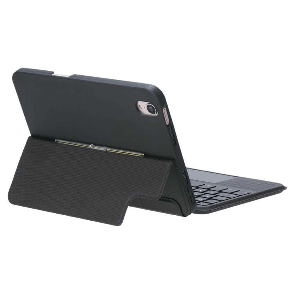 Калъф с Клавиатура за iPad Mini 6/7 2024, Touchpad Keyboard Case, Черен (3)
