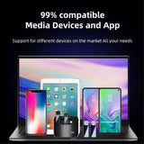 Безжичен Микрофон-Брошка с USB-C Приемник, Черен (6)