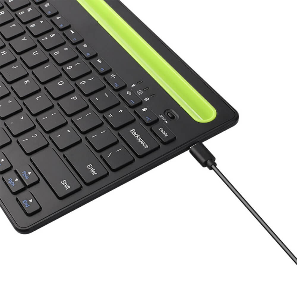 Безжична Клавиатура за Таблет, Universal Keyboard RK-908, Черен (6)