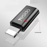 Адаптер за Зареждане и Данни за iPhone, Yesido Lightning to USB-C, Черен (5)