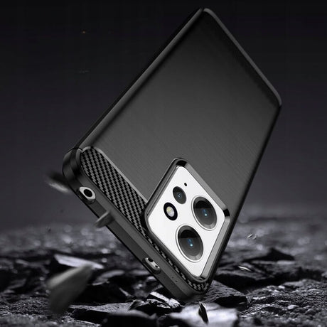 Противоударен Калъф за Xiaomi Redmi Note 12 5G, Tech-Protect Premium Carbon Case, Черен (5)
