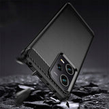 Противоударен Калъф за Xiaomi Redmi Note 12 Pro 5G, Tech-Protect Premium Carbon Case, Черен (4)
