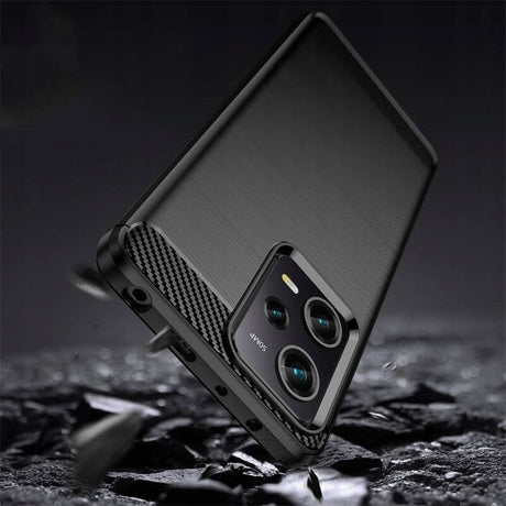 Противоударен Калъф за Xiaomi Redmi Note 12 Pro 5G, Tech-Protect Premium Carbon Case, Черен (4)