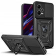 Калъф с Предпазител за Камера и Стойка за Xiaomi Redmi Note 12 5G, Tech-Protect Kickstand Pro Case, Черен