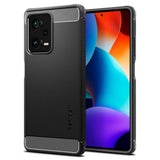 Противоударен Калъф за Xiaomi Redmi Note 12 Pro Plus, Spigen Rugged Armor Case, Черен