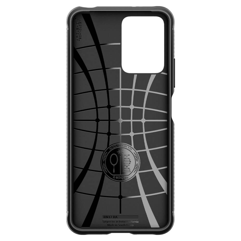 Противоударен Калъф за Xiaomi Redmi Note 12 5G, Spigen Rugged Armor Case, Черен (3)