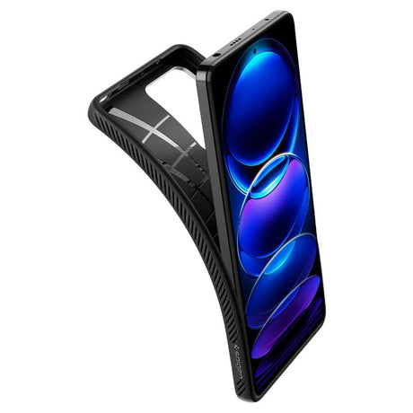 Противоударен Калъф за Xiaomi Redmi Note 12 Pro 5G, Spigen Liquid Air Case, Черен (5)