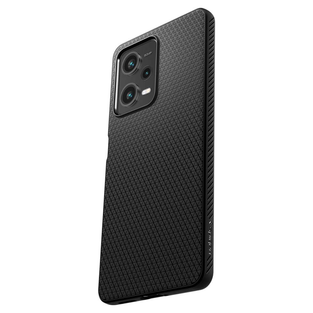 Противоударен Калъф за Xiaomi Redmi Note 12 Pro 5G, Spigen Liquid Air Case, Черен (6)