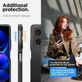 Противоударен Калъф за Xiaomi Redmi Note 12 Pro 5G, Spigen Liquid Air Case, Черен (8)