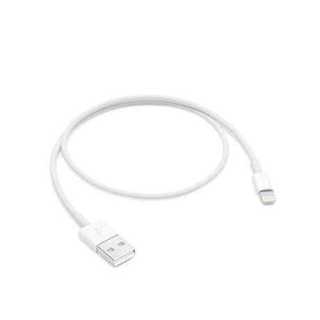 Оригинален USB Кабел за iPhone и iPad, Apple (Lightning) ME291ZM/A 0.5m, Бял (2)