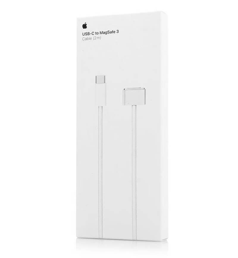 Оригинален Кабел за Macbook, Apple USB-C to MagSafe 3 MW613ZM/A 2m, Бял