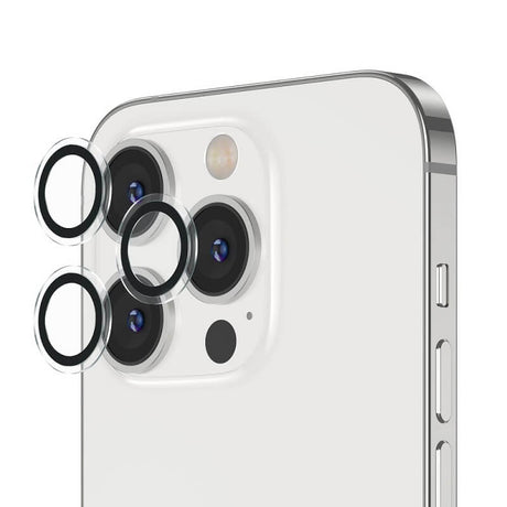 Протектор за Камерата на iPhone 14 Pro Max, ESR Camera Lens Ring Glass, Черен (2)